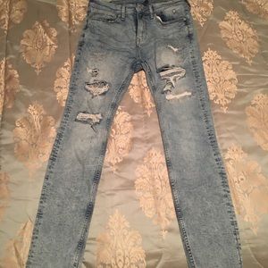 Ripped Skinny Jeans 34/30